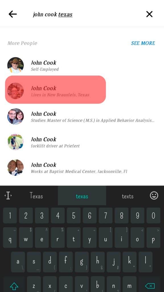 ¿Por qué no puedo ver el perfil de alguien en Messenger?