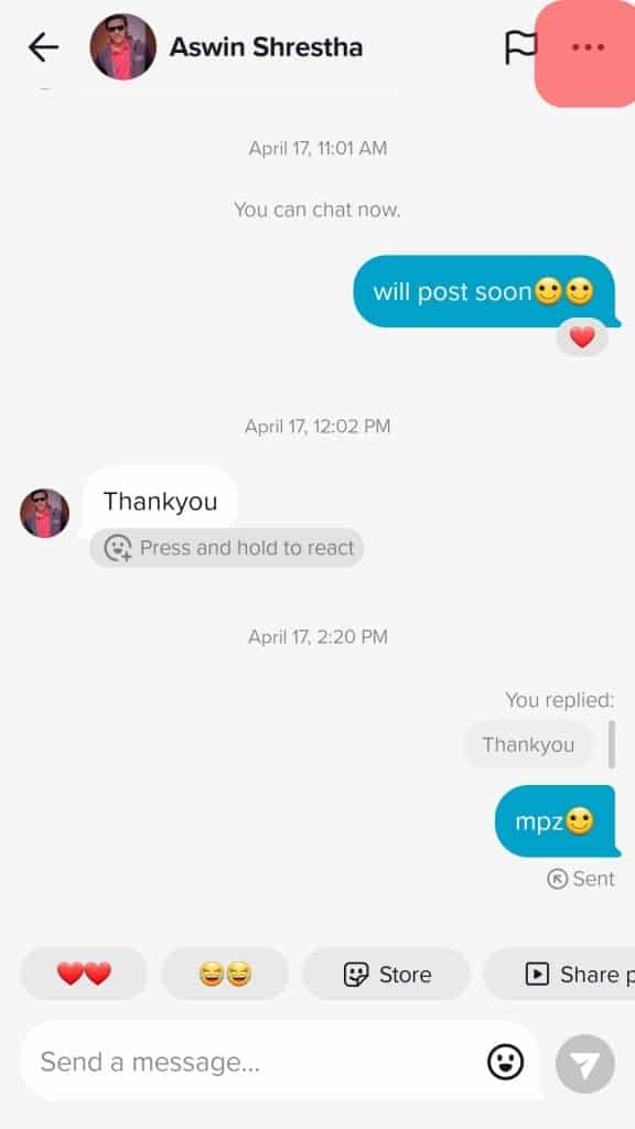Cómo hacer un chat grupal en TikTok