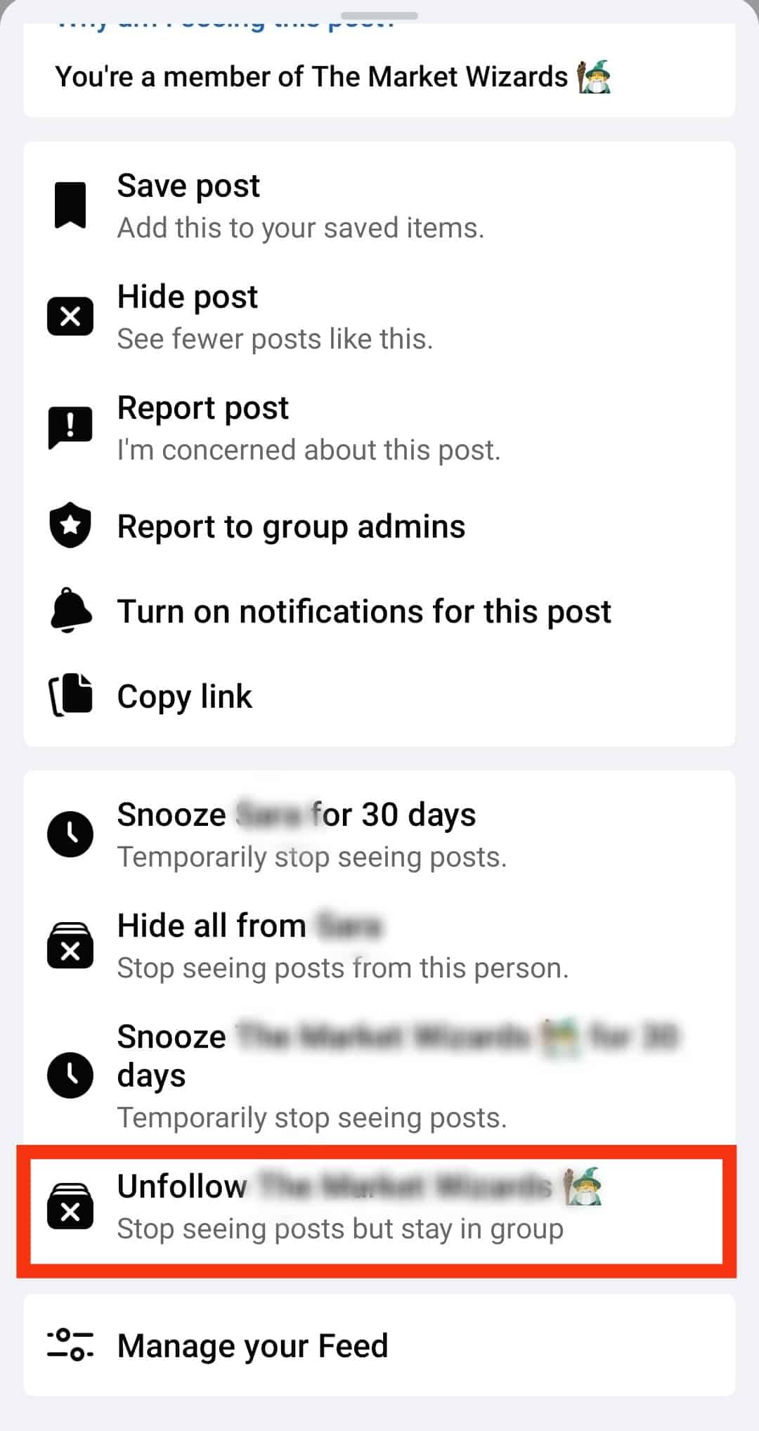 Cómo bloquear un grupo en Facebook