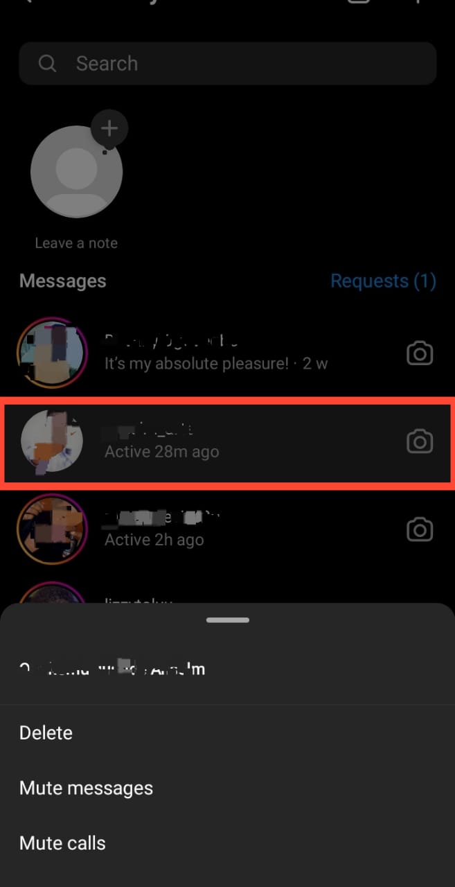 Cómo ocultar chats en Instagram?