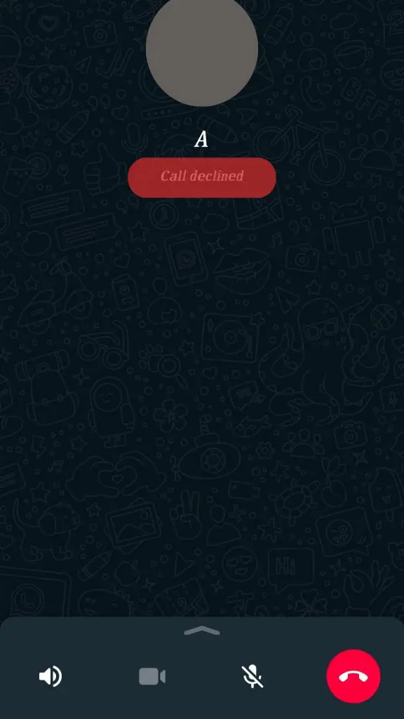 ¿Qué significa «Llamada rechazada» en WhatsApp?