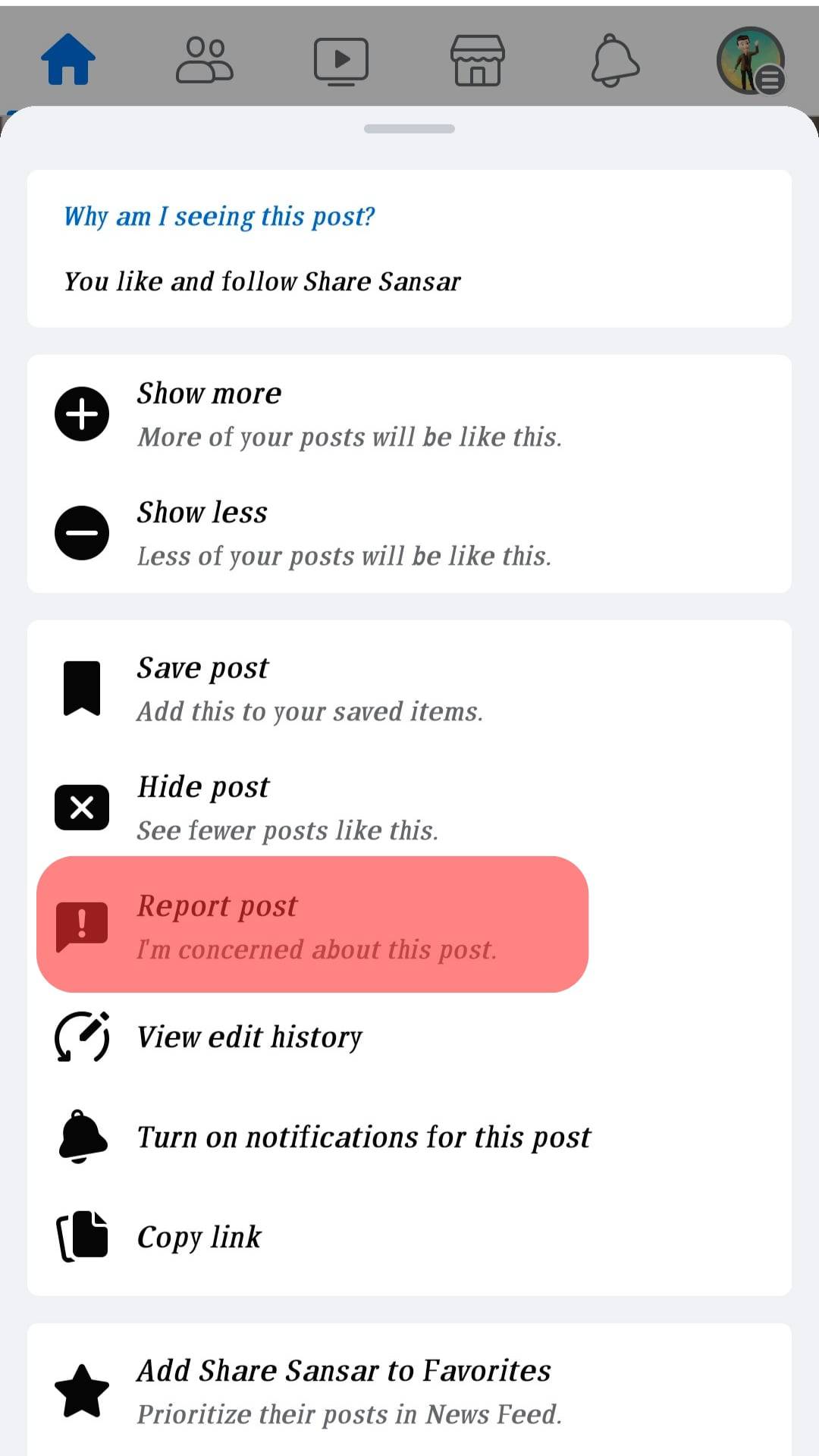 Qué sucede cuando denuncias a alguien en Facebook