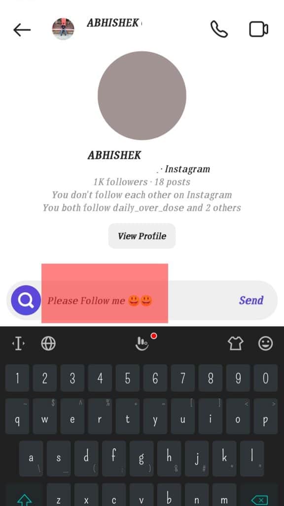 Cómo pedirle a alguien que te siga en Instagram
