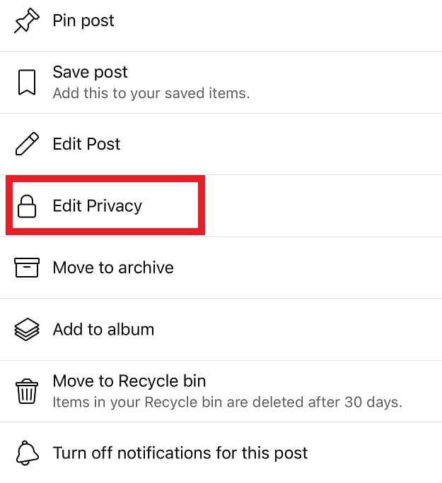 ¿Cómo elimino la opción Compartir de mis publicaciones de Facebook?
