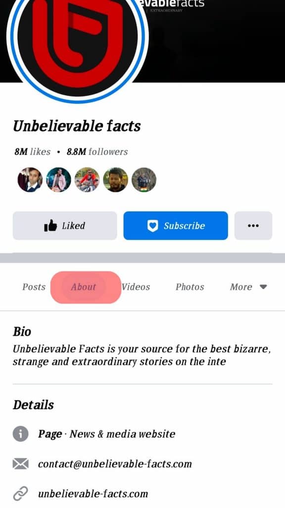 ¿Averigüe quién es dueño de una página de Facebook?