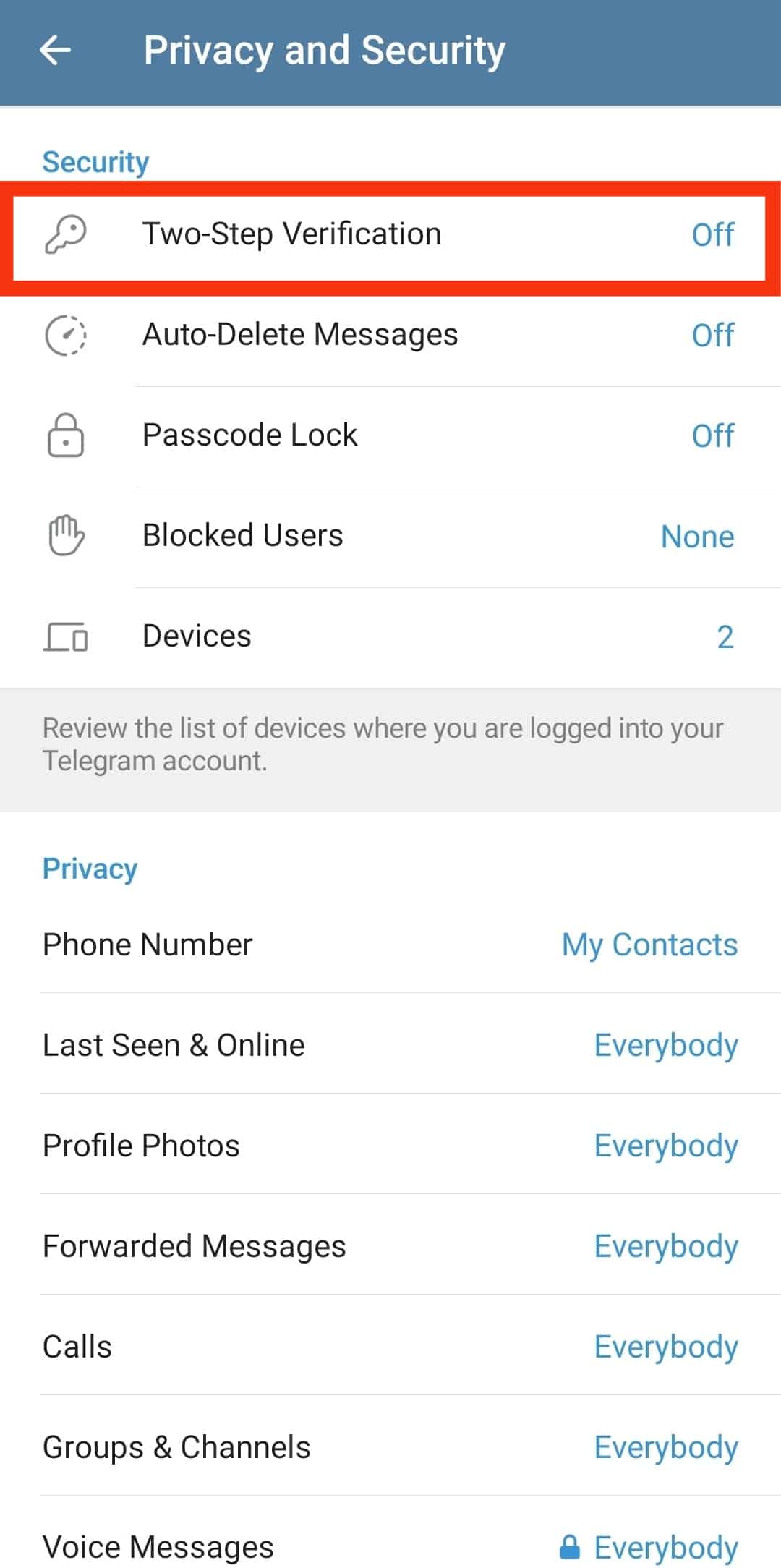 Cómo agregar correo electrónico en Telegram