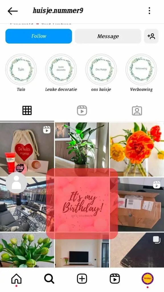 Cómo ver el cumpleaños de alguien en Instagram