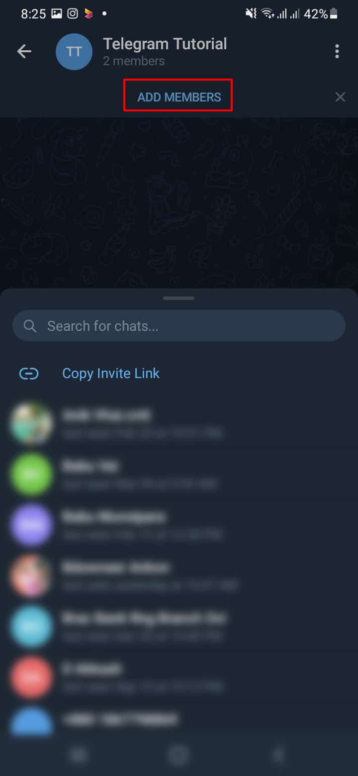 Cómo unirse a un Telegram Grupo a través de código QR