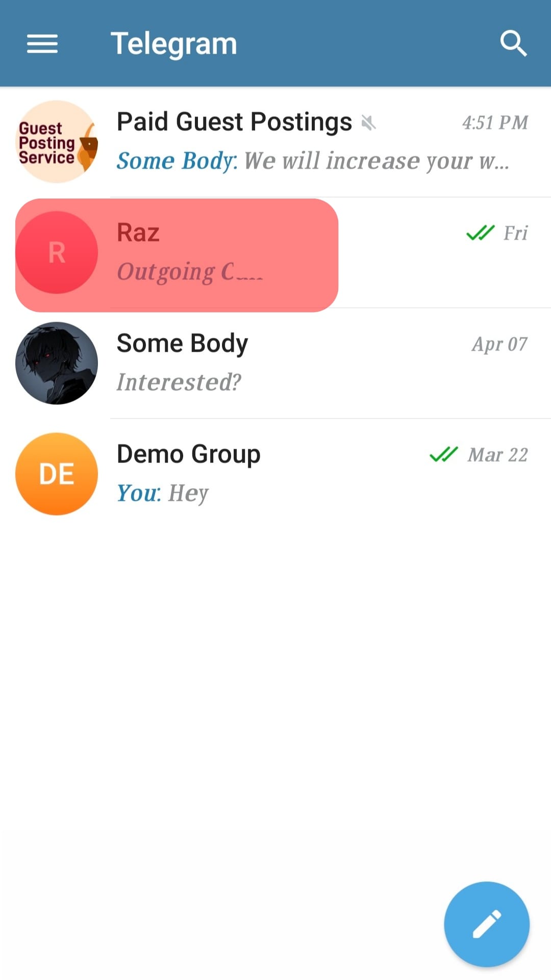 Cómo saber si alguien te silenció en Telegram?