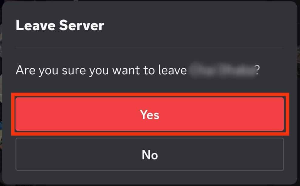 Hace Discord ¿Notificar cuando abandona un servidor?