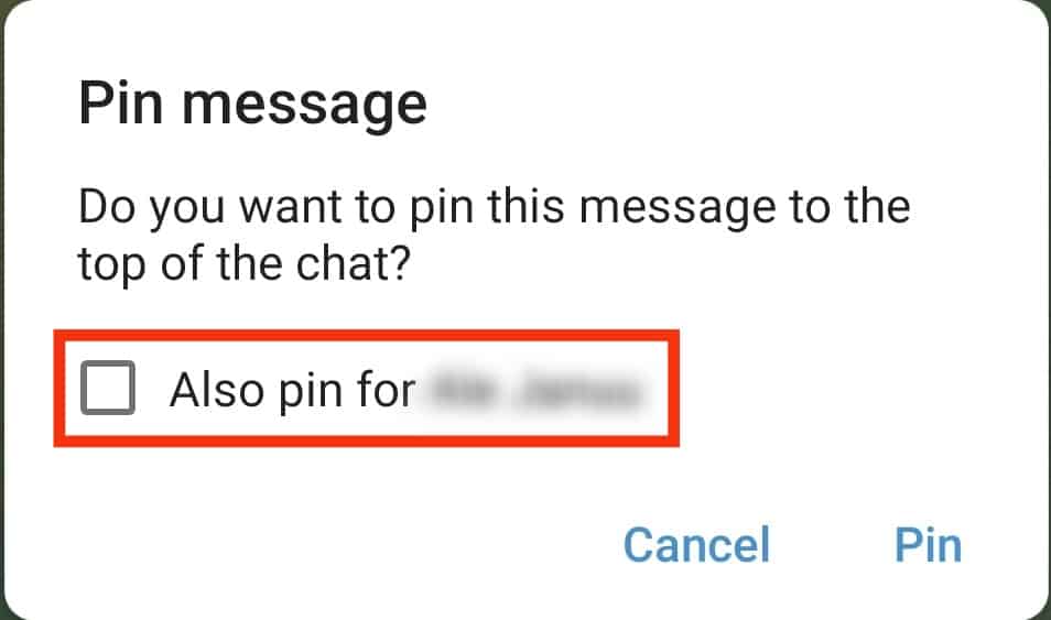 Cómo ver mensajes anclados en Telegram