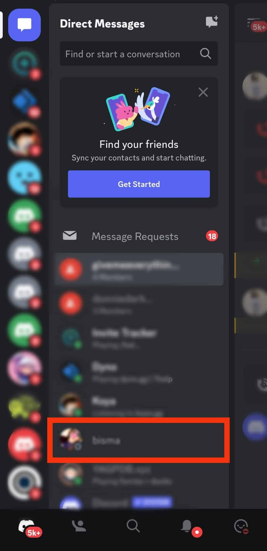 Qué sucede cuando cierra un DM en Discord?