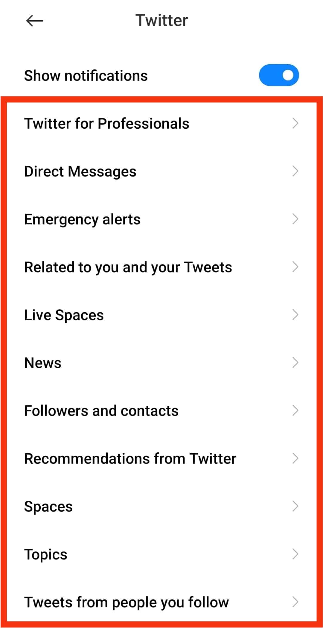Cómo cambiar Twitter Sonido de notificación