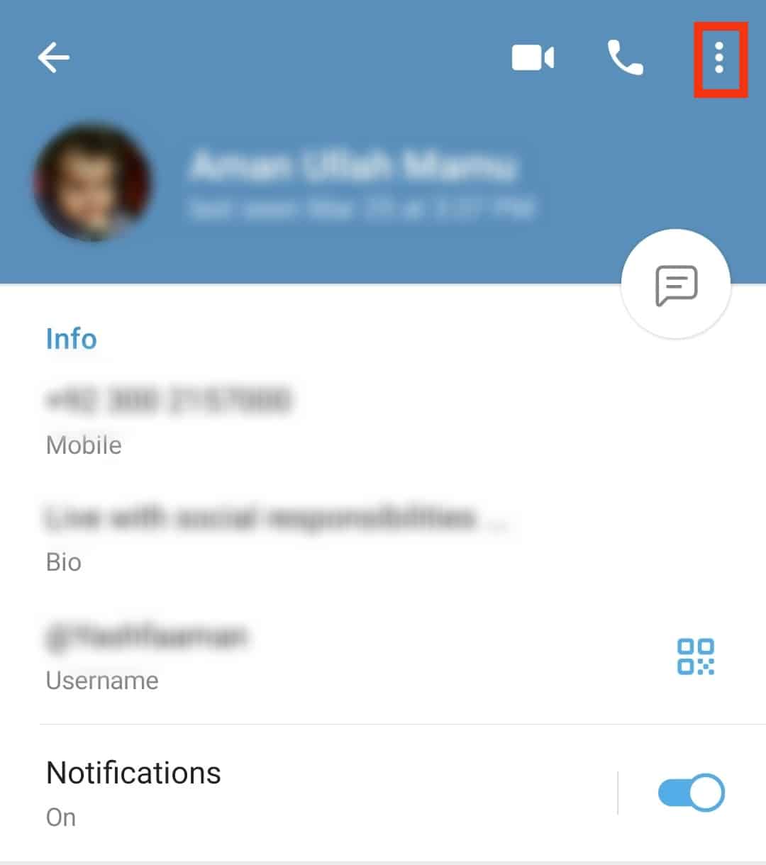 Cómo eliminar contactos en Telegram