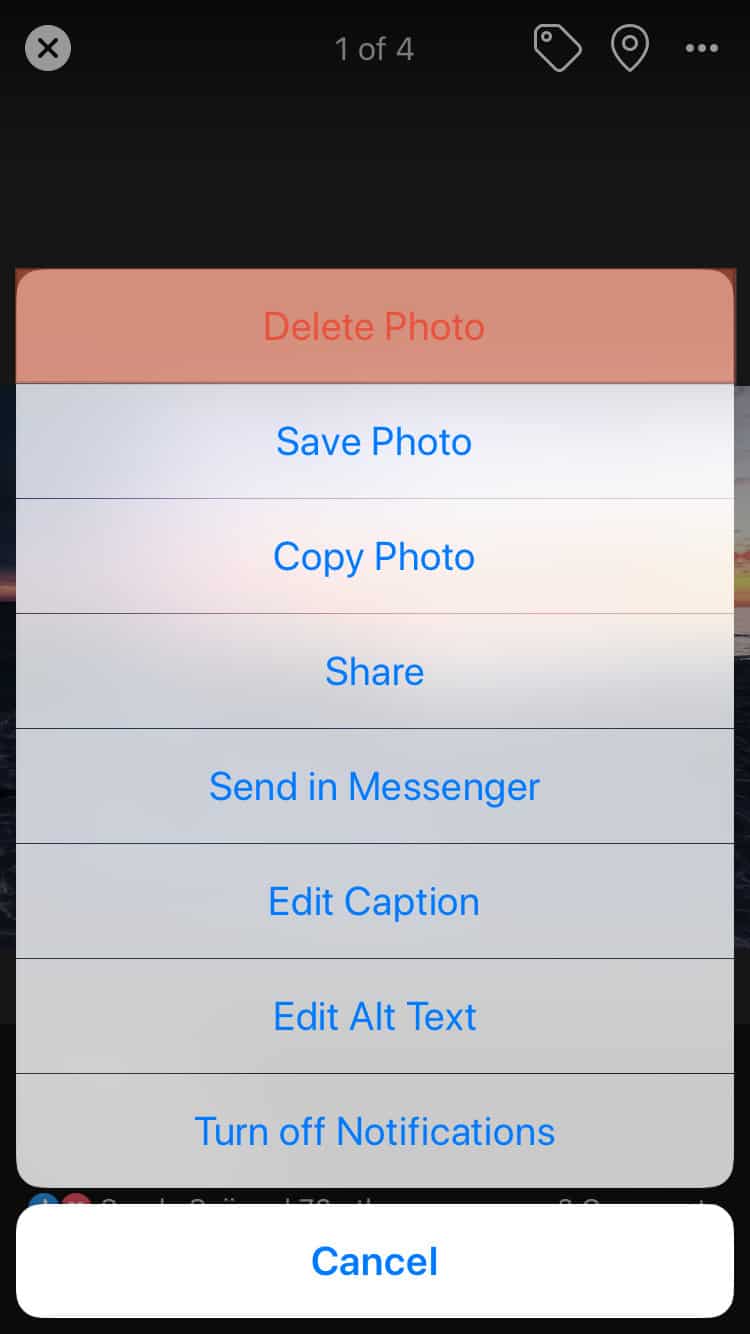 Cómo eliminar la foto de portada en Facebook