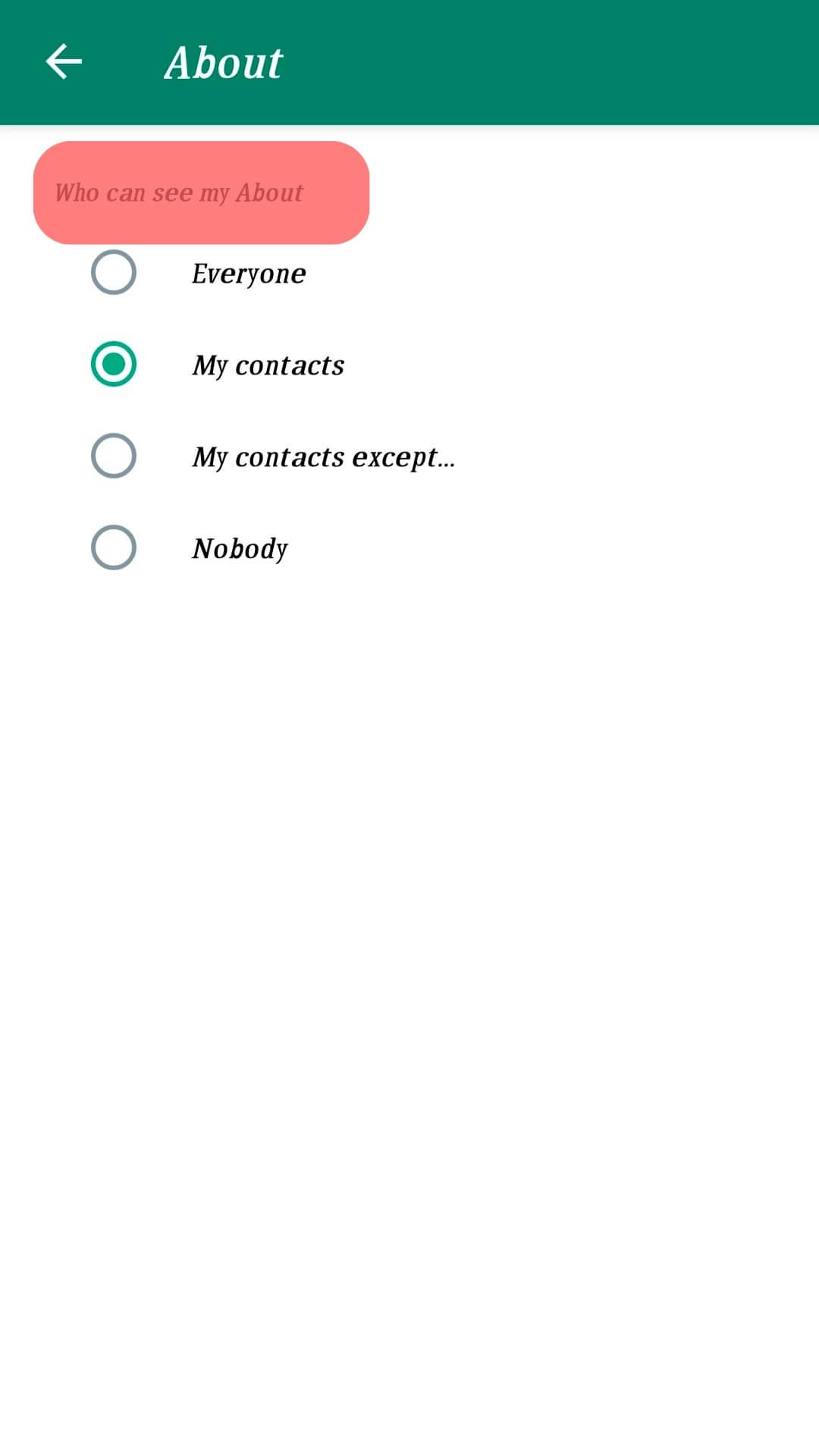 ¿Qué significa «Ocupado» en WhatsApp?