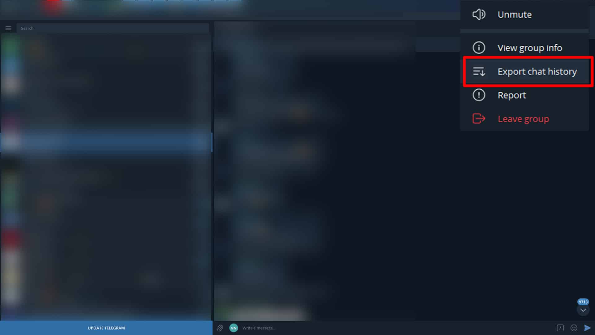 Cómo descargar todo Telegram Fotos
