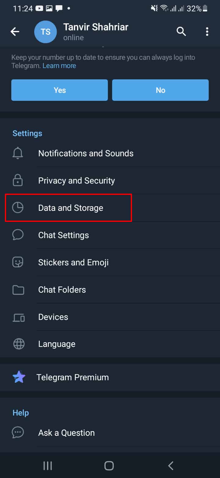 Cómo descargar todo Telegram Fotos
