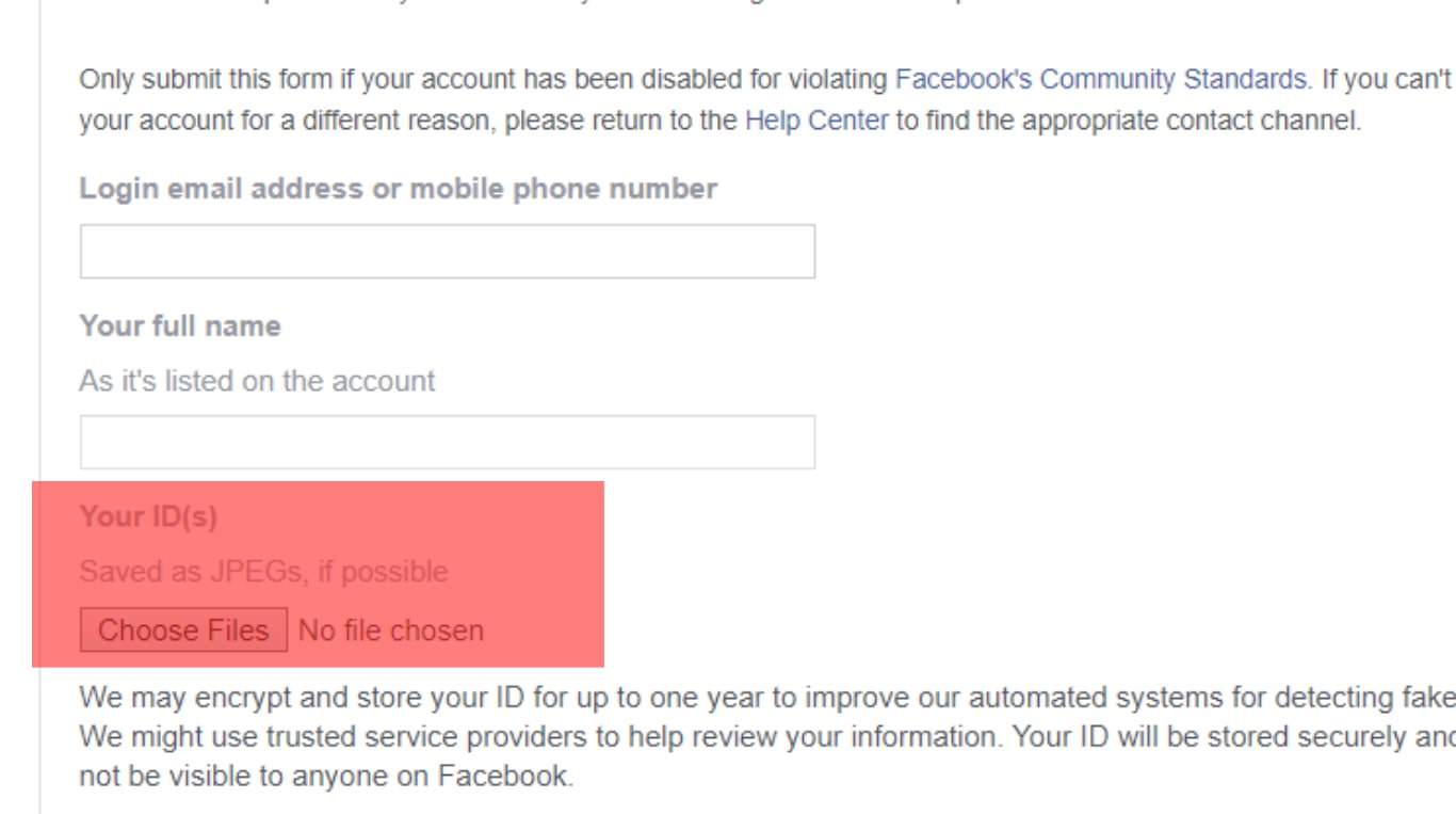 Cómo eliminar las restricciones de la cuenta de Facebook