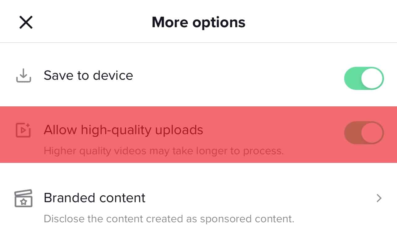 ¿Por qué son mis TikTok ¿Vídeos borrosos?