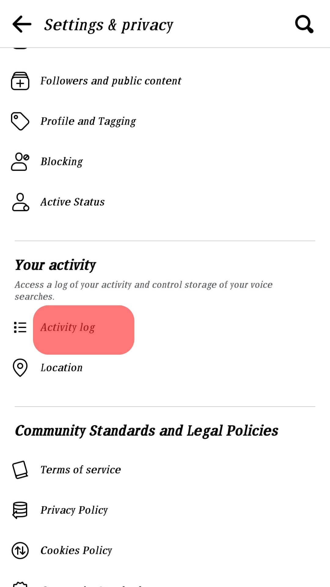 ¿Cómo ver a quién sigo en la aplicación de Facebook?