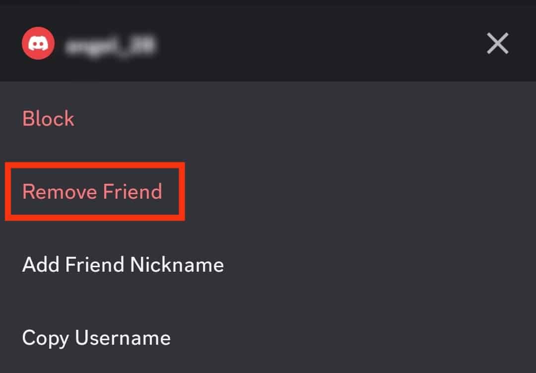 Qué sucede cuando dejas de ser amigo de alguien en Discord?