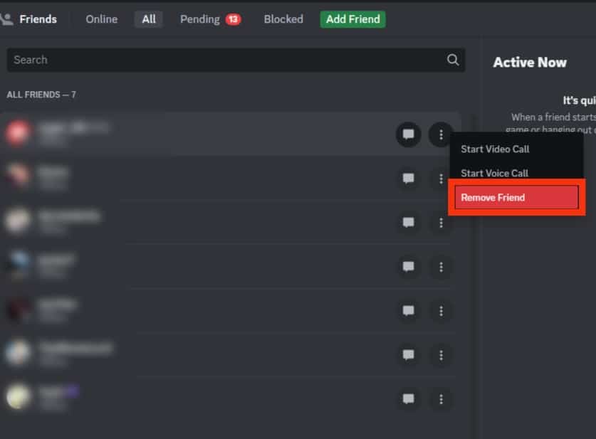Qué sucede cuando dejas de ser amigo de alguien en Discord?