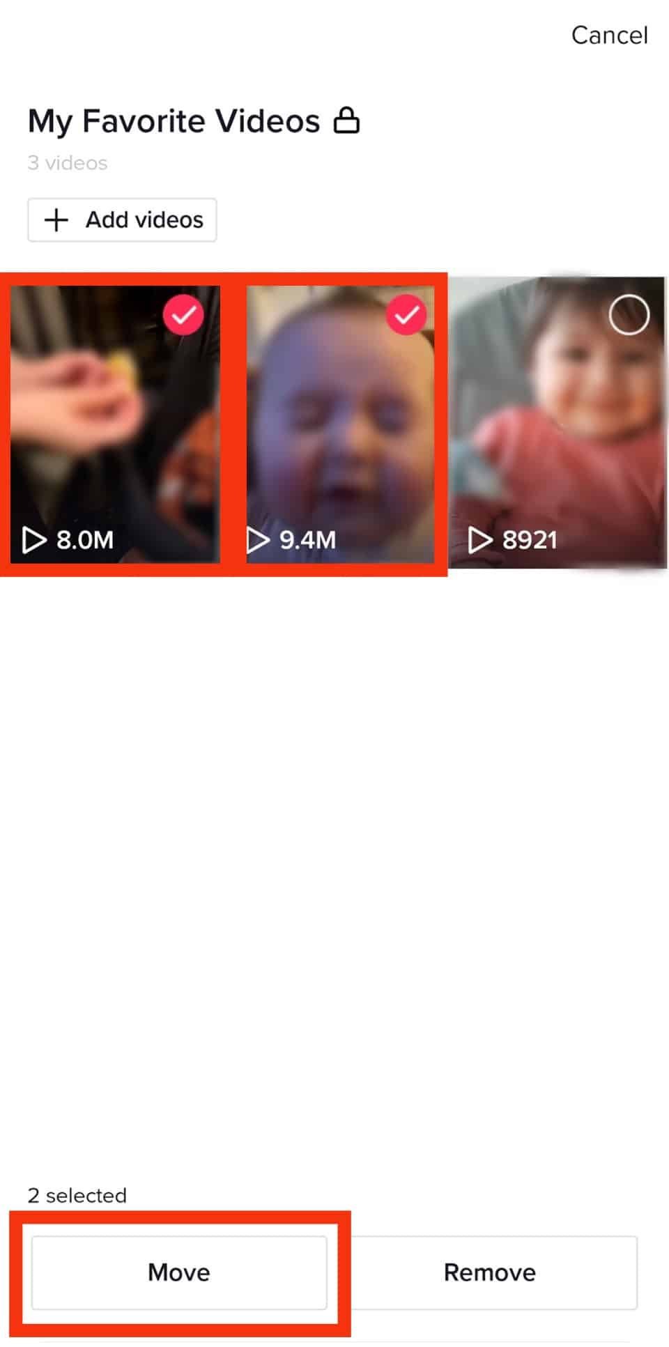 Cómo hacer carpetas en TikTok?