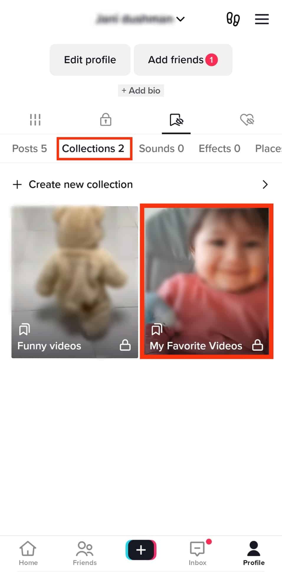 Cómo hacer carpetas en TikTok?