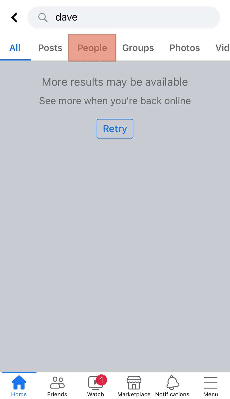 ¿Cómo encontrar a alguien en Facebook con solo el nombre?