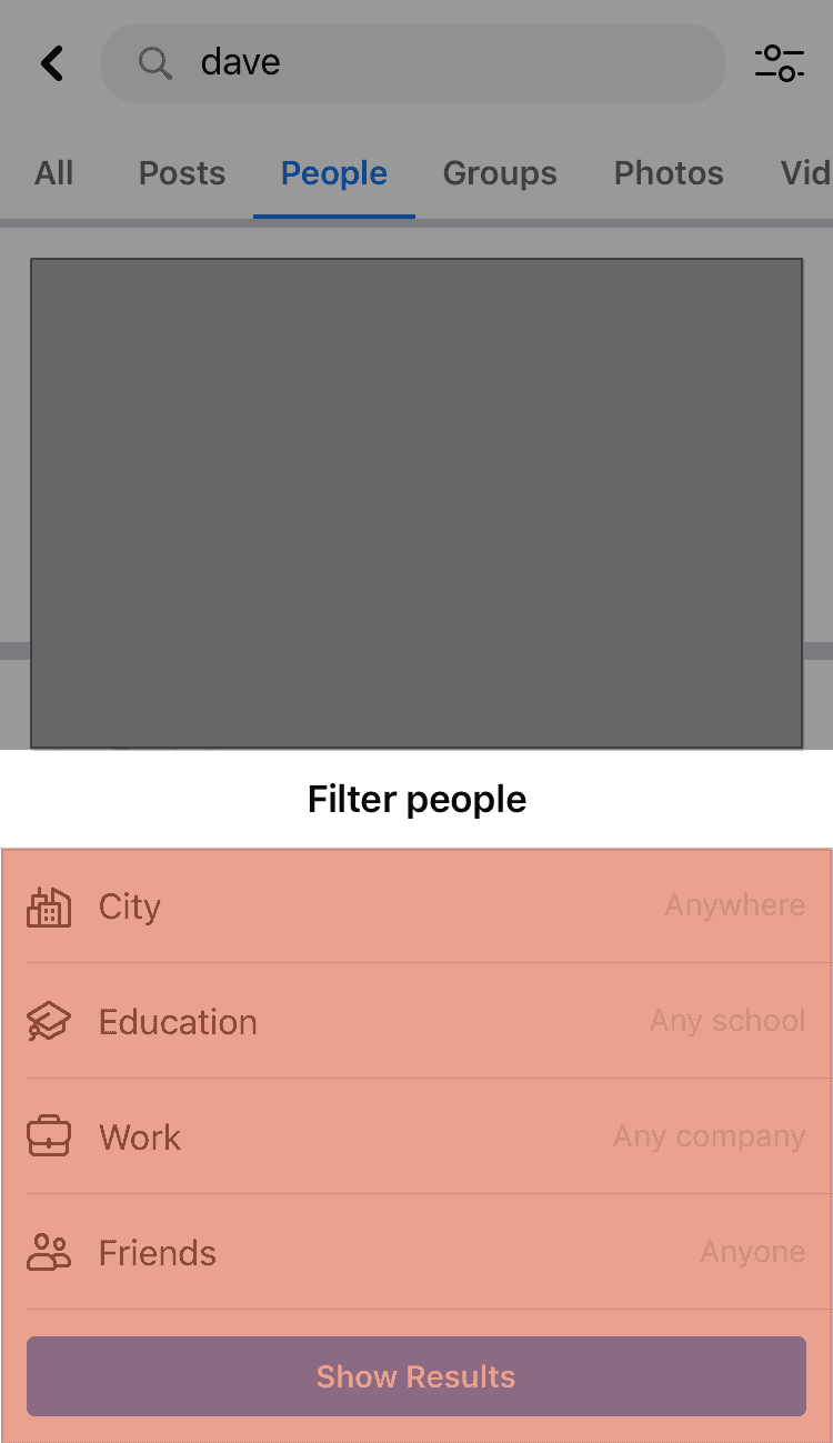 ¿Cómo encontrar a alguien en Facebook con solo el nombre?
