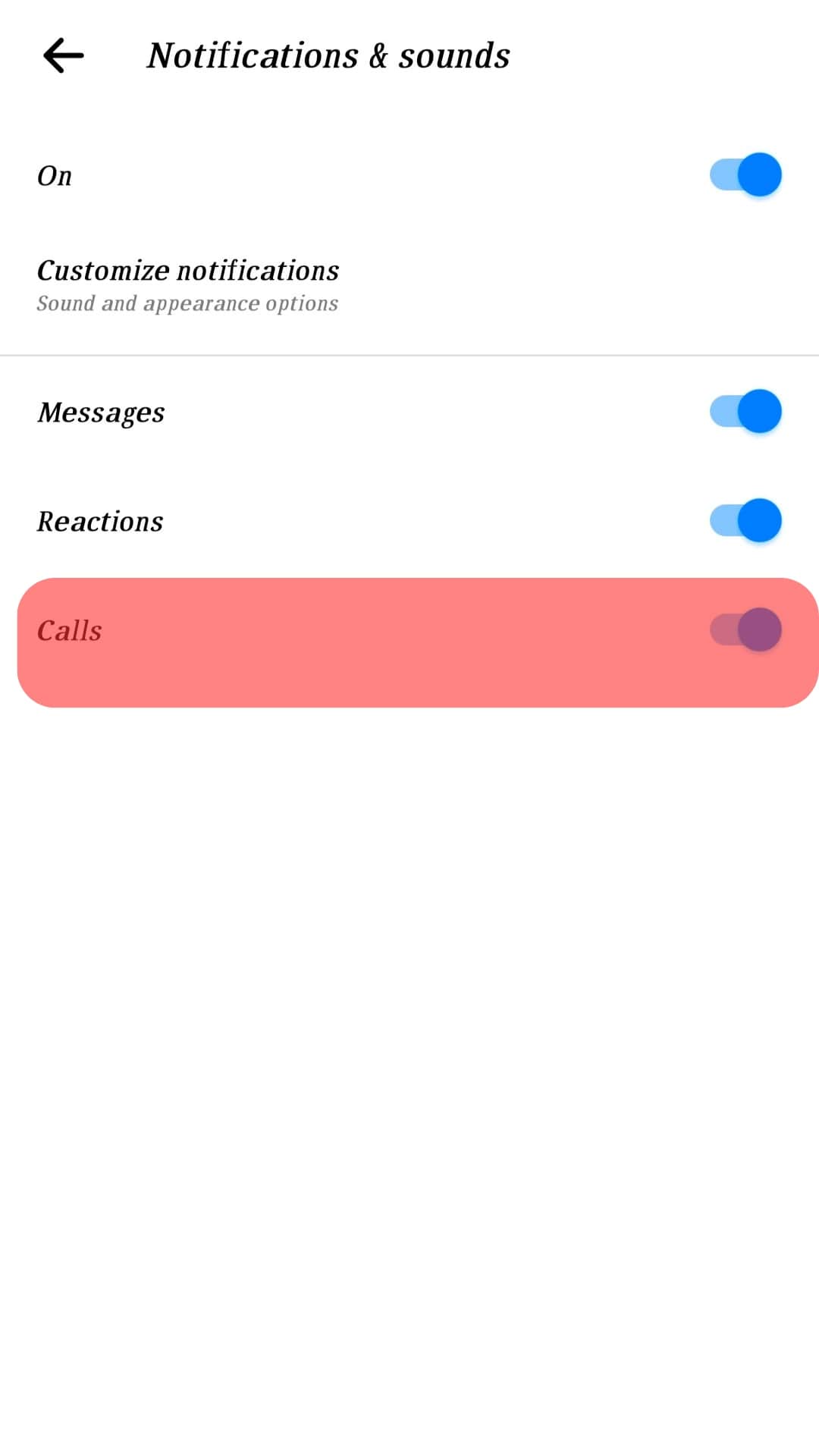 ¿Por qué es mi Messenger ¿No suena?