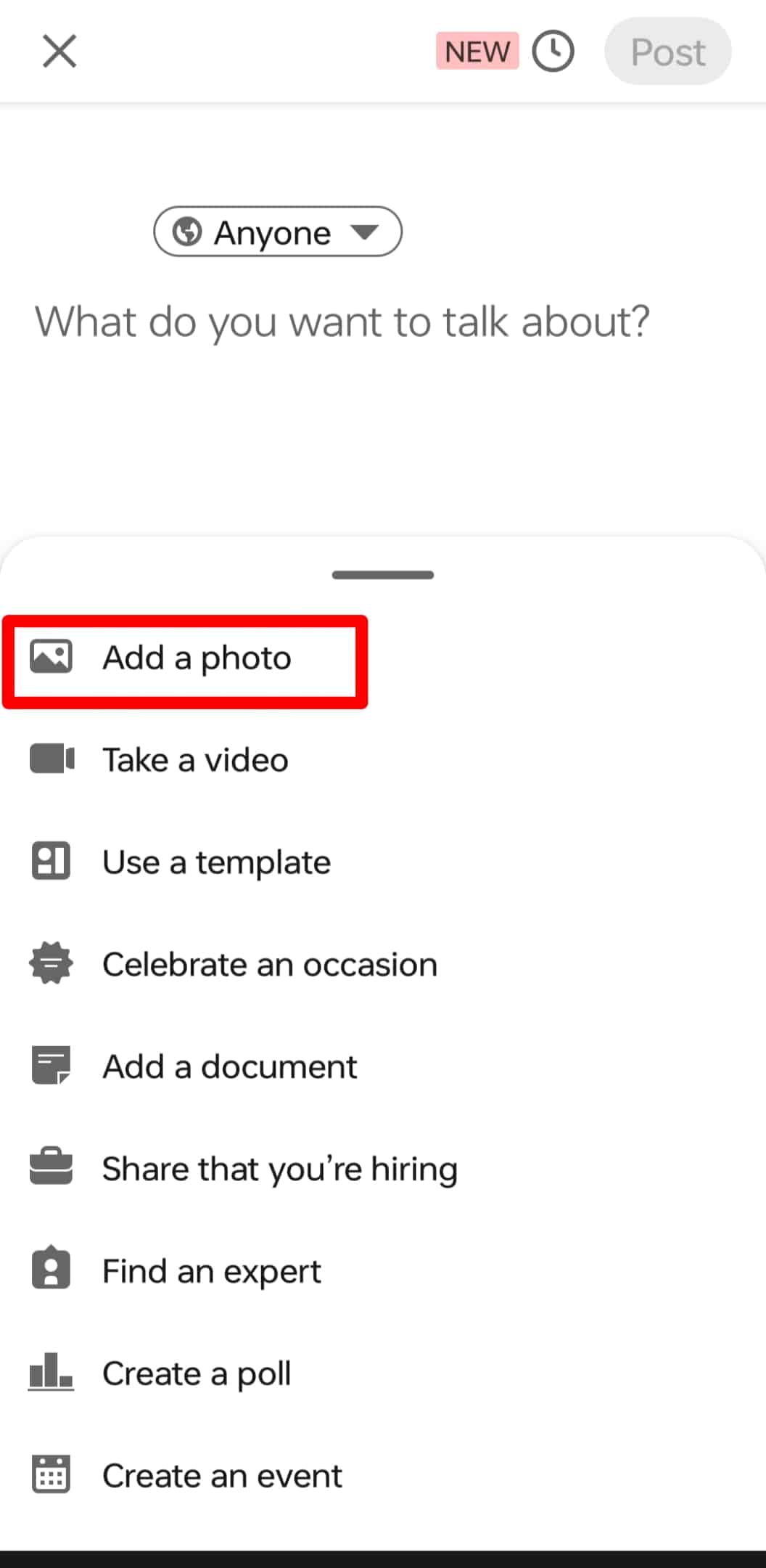 Cómo publicar varias fotos en LinkedIn?