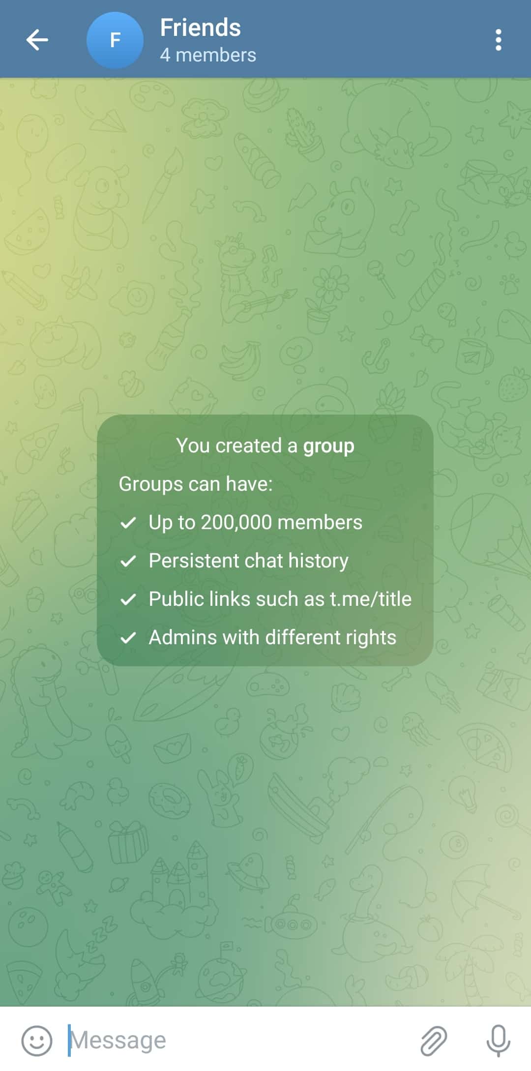 ¿Por qué no puedo agregar miembros a la Telegram ¿Grupo?