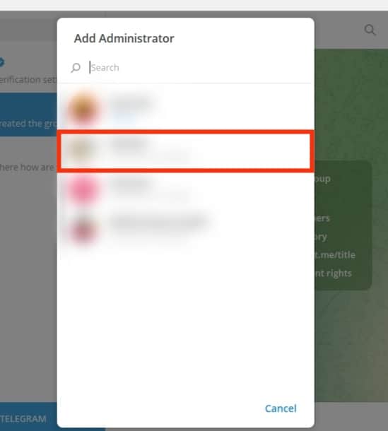 Cómo transferir Telegram Propiedad del grupo