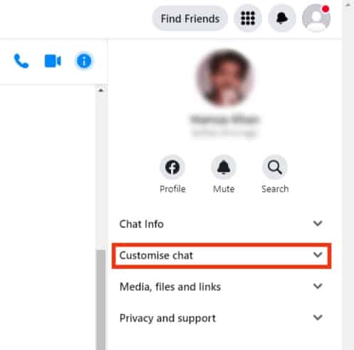 Hace Messenger ¿Notificar cuando buscas en una conversación?