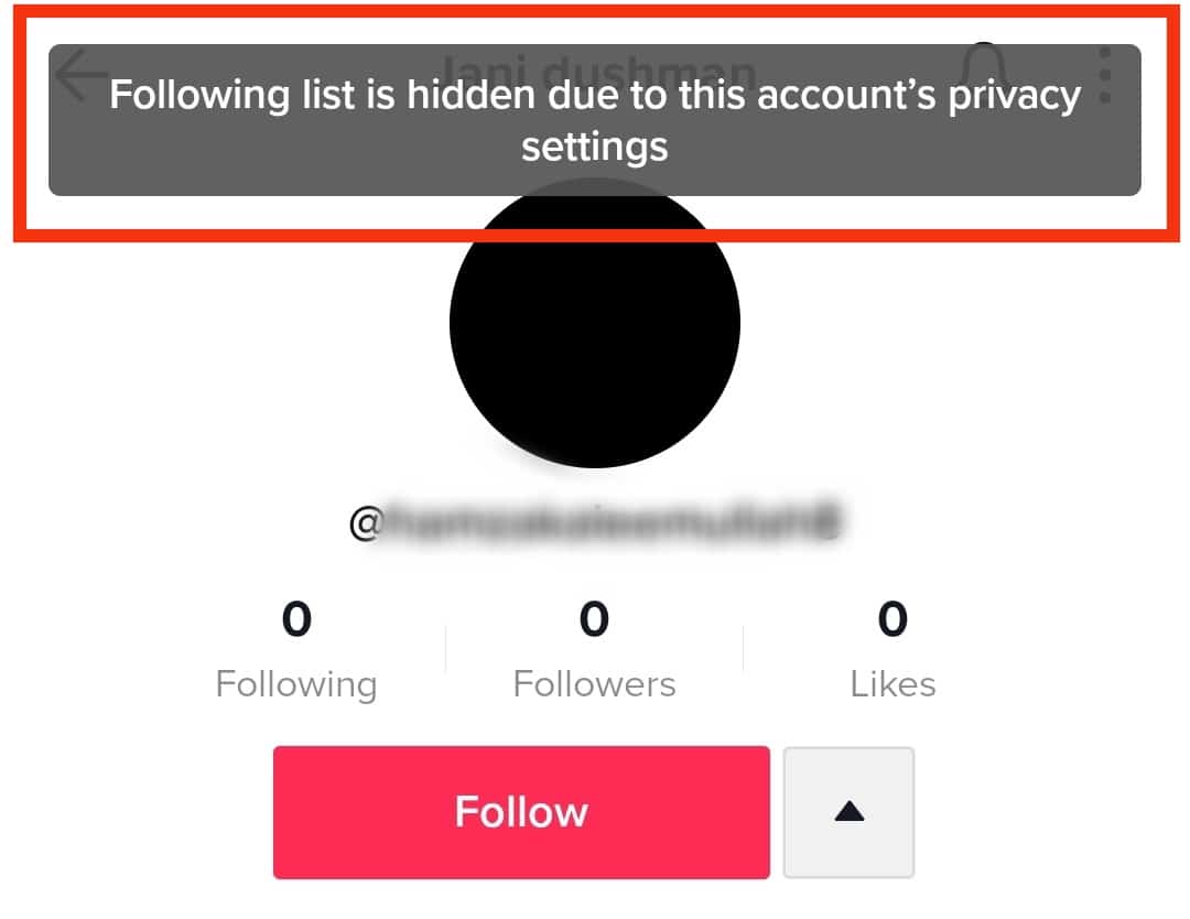 Cómo ocultar seguidores en TikTok
