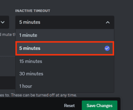 ¿Cuánto tiempo se tarda en ir AFK en Discord?