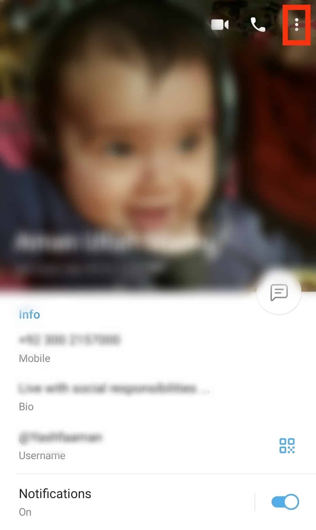 Como guardar Telegram Foto de perfil