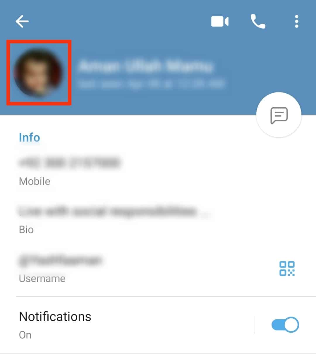 Como guardar Telegram Foto de perfil