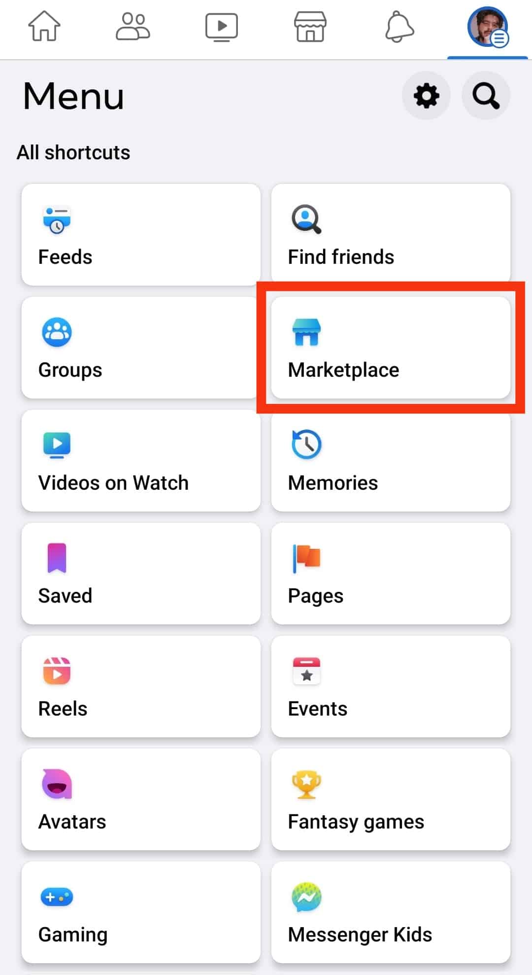 Cómo eliminar elementos guardados en Facebook Marketplace