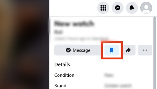 Cómo eliminar elementos guardados en Facebook Marketplace