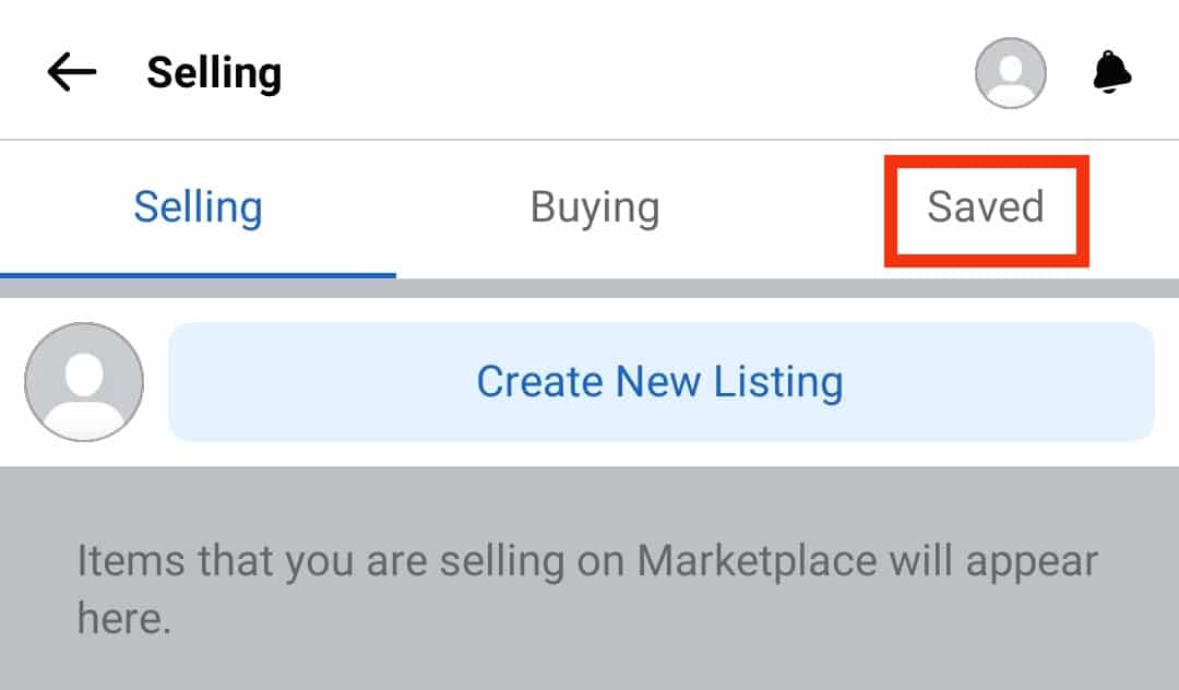 Cómo eliminar elementos guardados en Facebook Marketplace