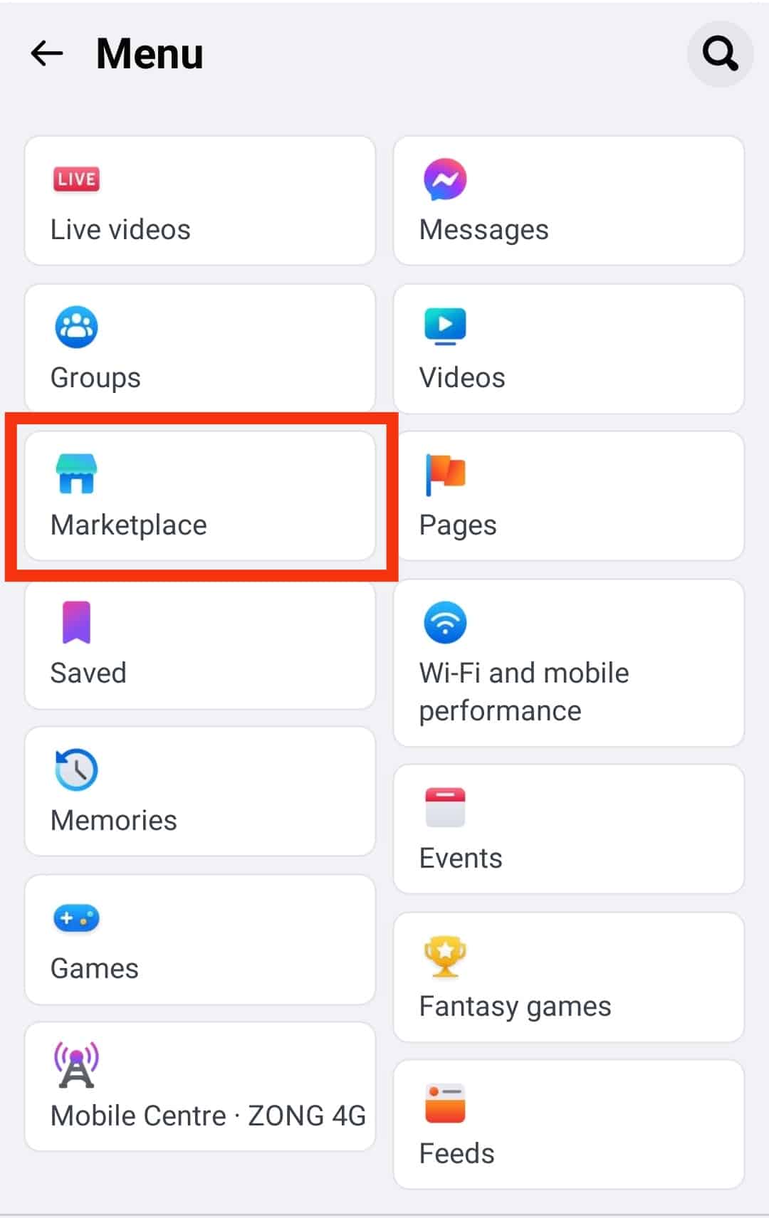 Cómo eliminar elementos guardados en Facebook Marketplace