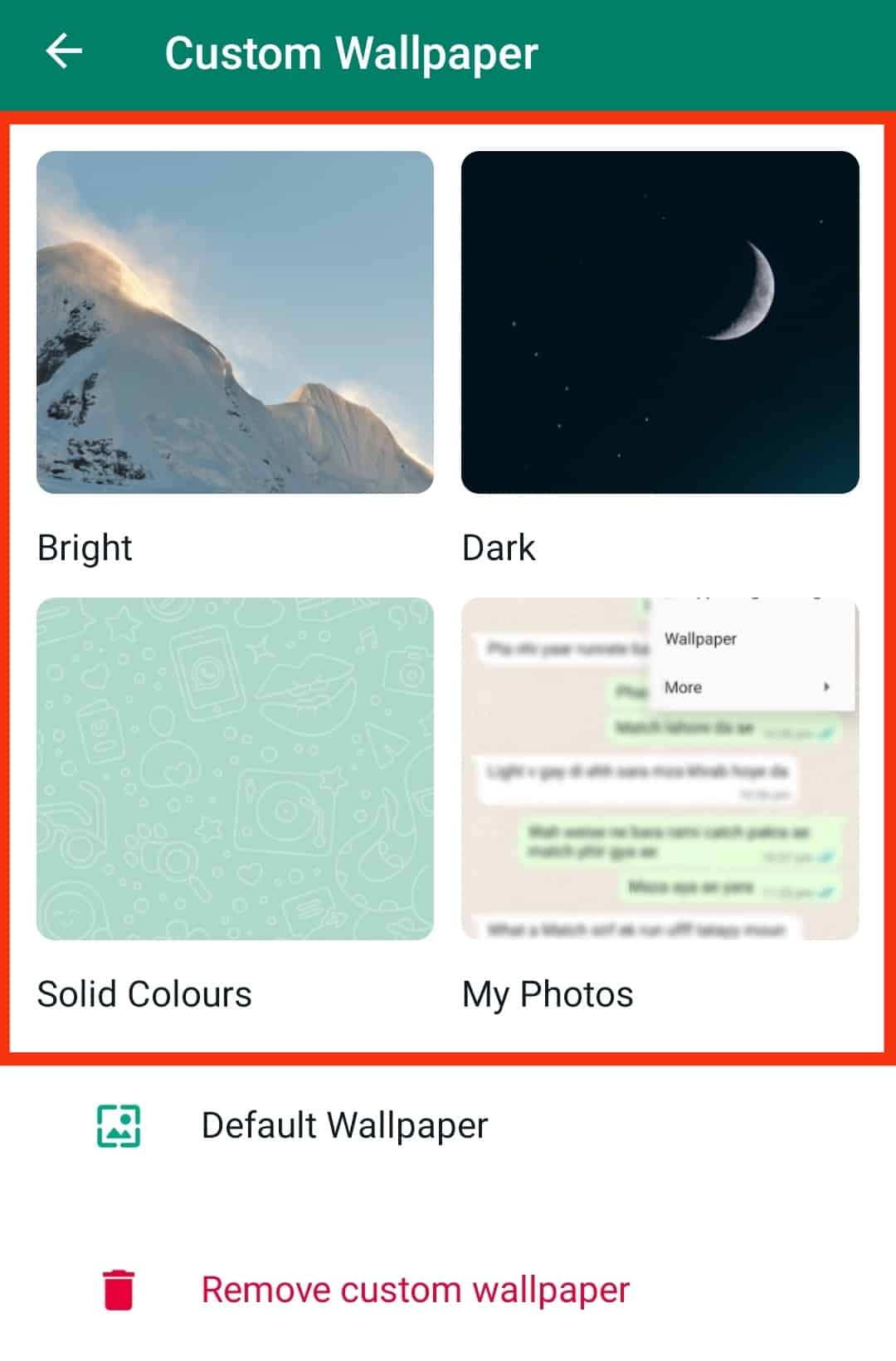 Cómo cambiar WhatsApp ¿Color de chat?