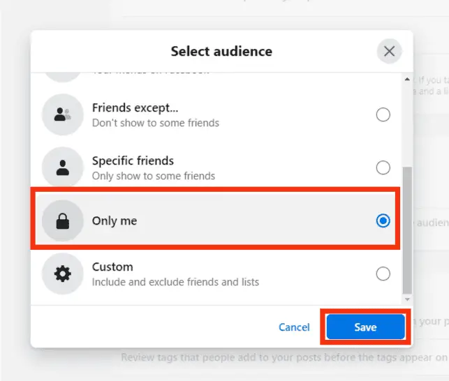 Cómo evitar que las personas te etiqueten en Facebook