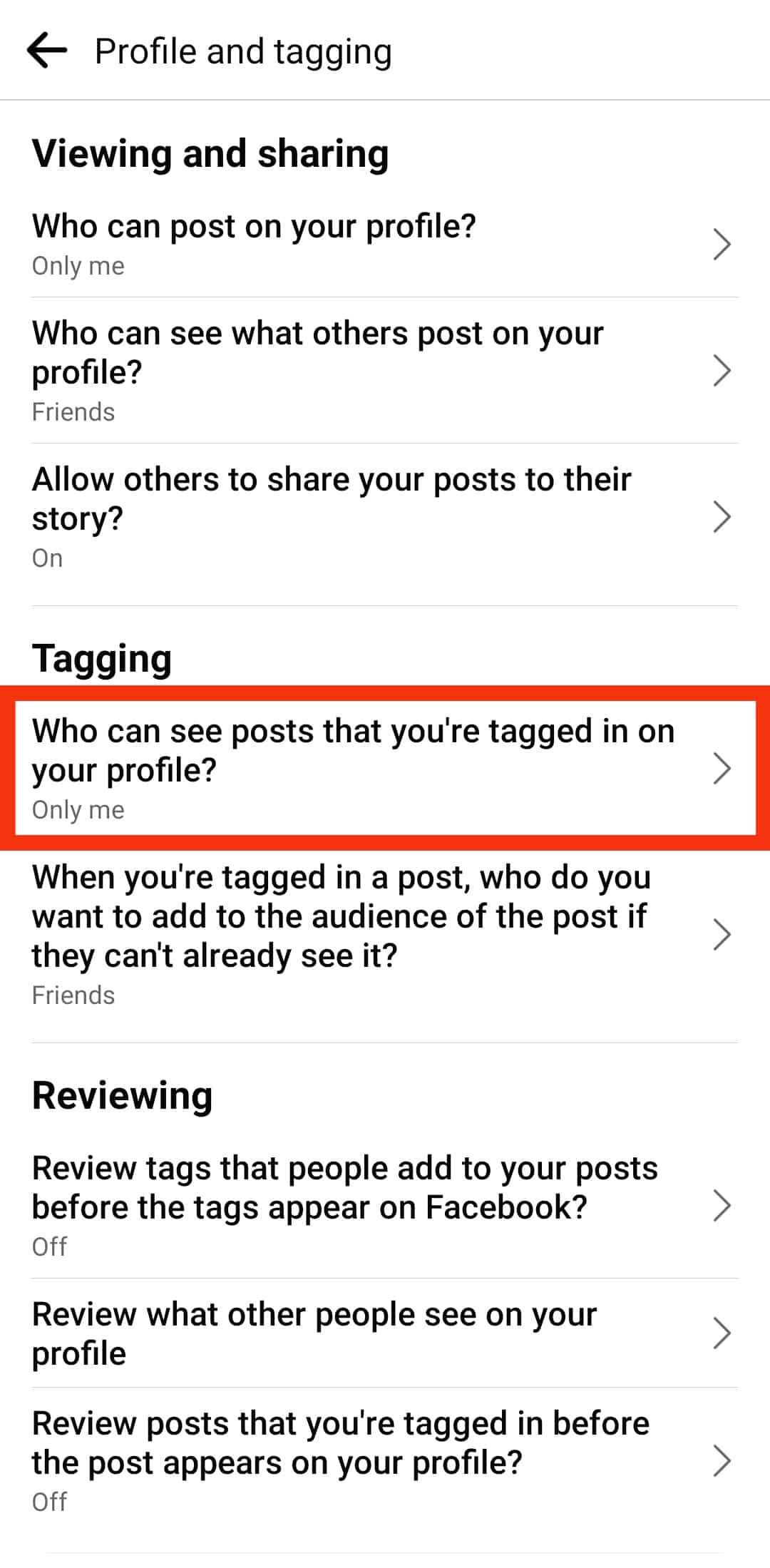 Cómo evitar que las personas te etiqueten en Facebook