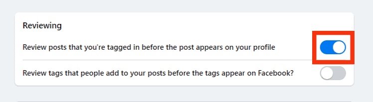 Cómo evitar que las personas te etiqueten en Facebook
