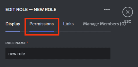Cómo bloquear roles en Discord?