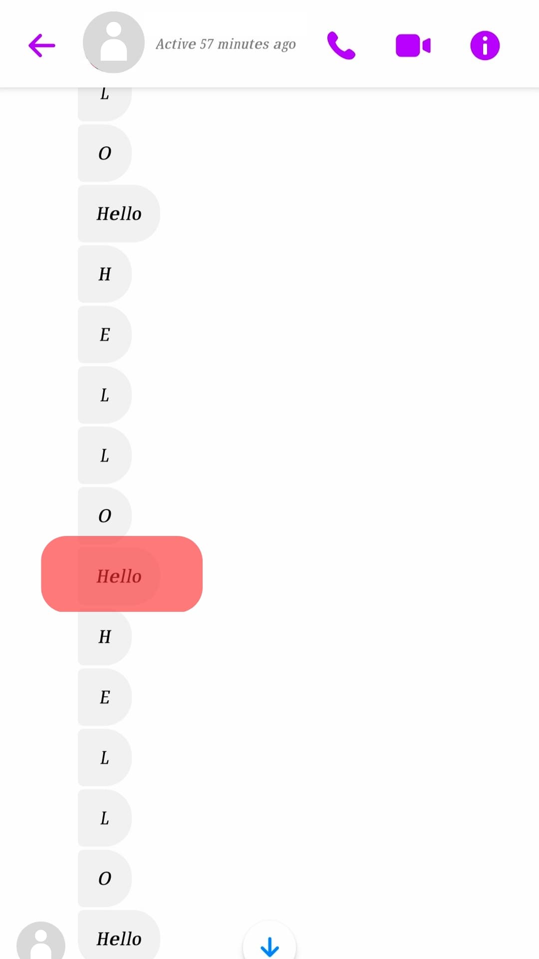 Cómo ver cuándo se enviaron mensajes en Messenger